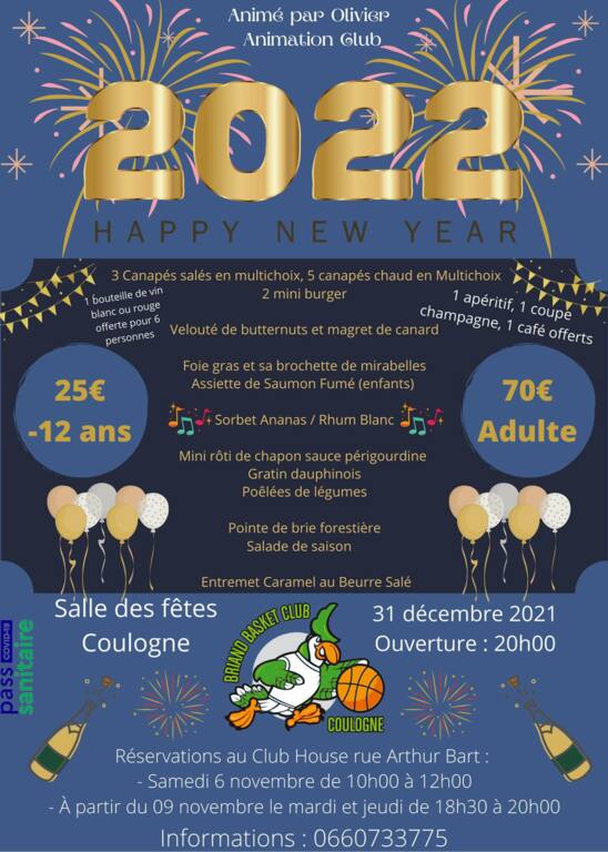 Le BBC Coulogne fête le Nouvel An 2022