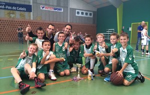 U11 A : Vainqueurs de l'Open U11 de Oye Plage