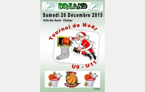 Tournoi de Noël U11 : Programme