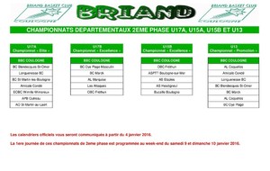 Championnats départementaux 2eme phase U17, U15 et U13 !