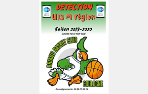 Détection U13 Région saison 2019/2020