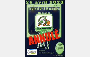 Annulation Tournoi U13