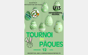 TOURNOI DE PAQUES (U13)