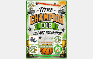 FINALES CHAMPIONNATS PROMOTION DEPT  U18 et EXCELLENCE DEPT U13 B