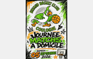 JOURNEE MATCHS A DOMICILE SAMEDI 05 SEPTEMBRE