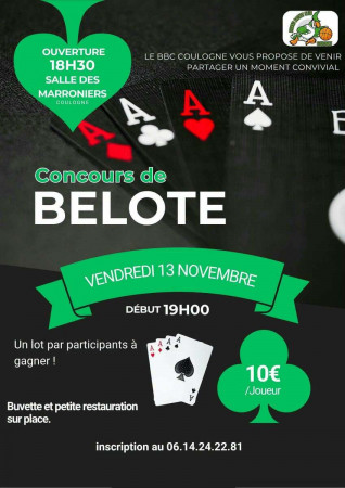 Concours de BELOTE