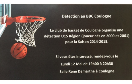 Détection U15 saison 2014-2015