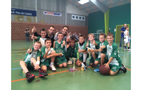 U11 A : Vainqueurs de l'Open U11 de Oye Plage