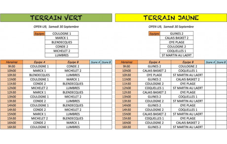 Programme OPEN U9