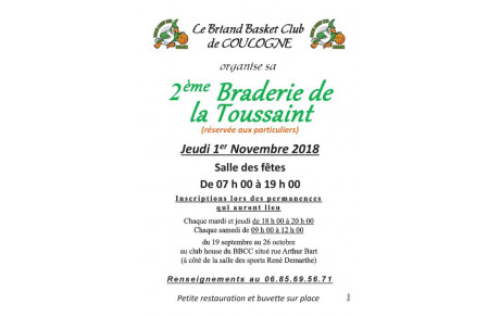 BRADERIE DE LA TOUSSAINT