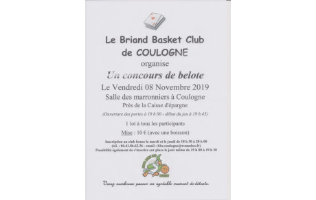 CONCOURS DE BELOTE